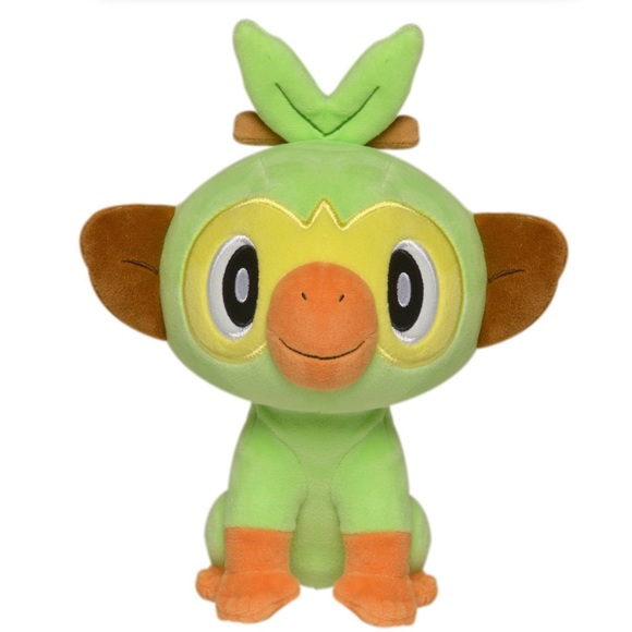 POKÉMON Grookey Plush Stuffed Animal Toy, 8 Inches, Green - Picture 1 of 8